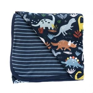 Little Sleepies NIB Jurassic Jungle Dino Cloud Blanket